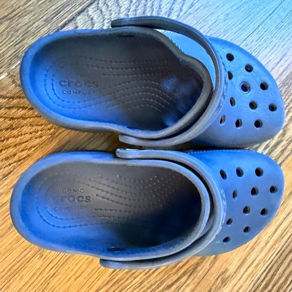 Blue Crocs clogs #crocs #comfort